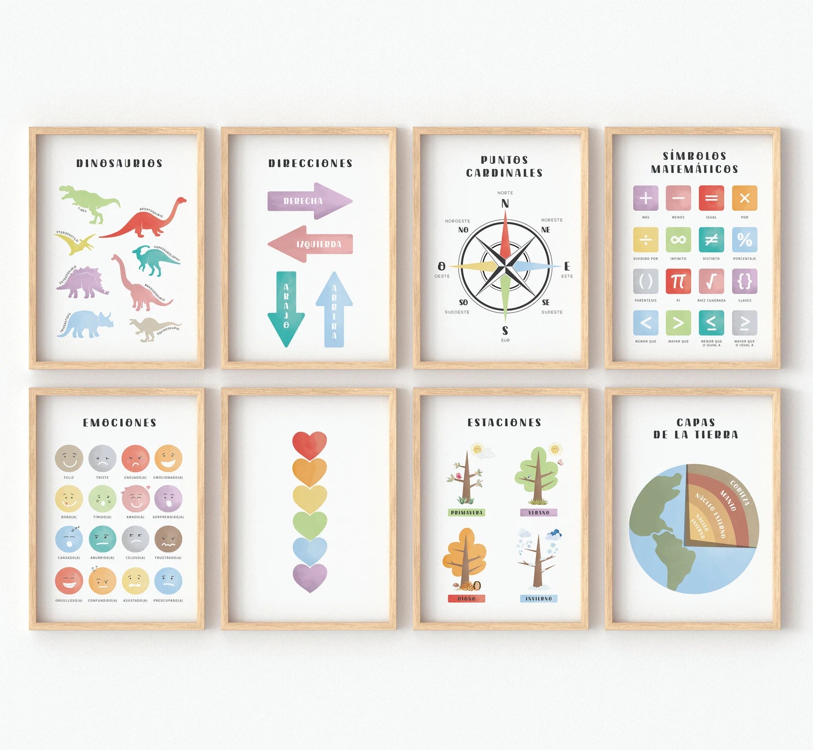 40 Posters educativos - JPG Alta definición